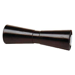 Tiedown engineering 241-86486 Rubber Keel Roller Center Guide Черный Black 12 Hole 5/8 