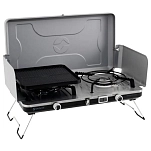 Outwell 651270 туристическая плита Merapi Pro Duo Deluxe Silver Grey