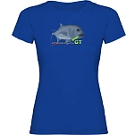 Kruskis 11502241xxlk044 Футболка с коротким рукавом GT Extreme Fishing Royal Blue 30x25x2 2XL