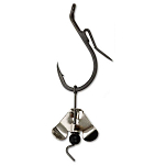Black cat 4479500 Buzzer-Hook Крюк Черный  Silver 5/0 