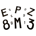 Vdm - reya sas 121102 120 mm Число 2 Наклейки  Black