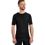 GripGrab 600701606 Базовый слой с коротким рукавом Merino Blend Thermal Черный Black XL