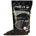 The one fishing 98268-031 Копченая рыбная смесь 800g Пеллеты Коричневый Multicolour 1.5-4 mm