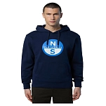 North sails 691258-0802-L Толстовка с капюшоном Graphic Голубой Navy Blue L