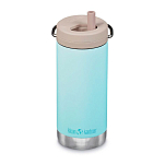Klean kanteen 1008309 TKWide 12oz Термобаллон с закручивающейся крышкой Голубой Blue Tint