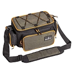 Kinetic g281-035-092-unit сумка для приманок 1 Box System Grey / Orange 40x22x20 38 x 21 x 19 cm
