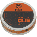 Rws 132300601 Club Metal Can 500 Units Оранжевый  Orange 4.5 mm 