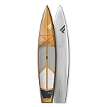 Fanatic 33230-1114-12´6´´x28.5´´ доска для падл-серфинга Ray Bamboo Edition 12´6´´ Brown / Grey 260x75x14 381 cm