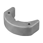 Цинковый анод Tecnoseal 00909 102x63x32мм полукруглый для двигателей Johnson-Evinrude 50-75л.с.