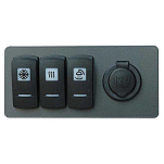 Philippi 20007140 STV714 Схемная панель  Black 147 x 69 x 65 mm