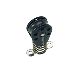 Barton marine 7801170 Stand Up 350kg 8 mm Одиночный шкив Серебристый Black 35 x 79 mm