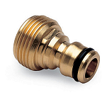 Oem marine 624024 Соединитель с наружной резьбой Золотистый Bronze 19 mm