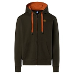 North sails 691260-0440-XL Толстовка на молнии Logo Коричневый Forest Green XL