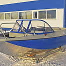 Моторная лодка, Неман 480 DCM FISH, св.серый-серый с Suzuki DF50ATL KITNEM27