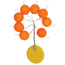 Купить Flashmer PDFR10O Круглые плавающие бусины Оранжевый Fluo Orange 10 mm  7ft.ru в интернет магазине Семь Футов