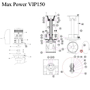 Купить Закрывающая опорная плита Max Power 313802 для ПУ VIP150/Compact Retract 7ft.ru в интернет магазине Семь Футов