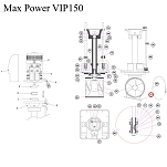 Закрывающая опорная плита Max Power 313802 для ПУ VIP150/Compact Retract