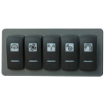 Philippi 20007150 STV715 10A Панель переключателей Black 147 x 69 x 65 mm