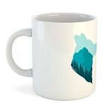Kruskis 42611C354 Кружка Wolf 325ml  White