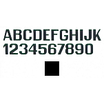 International letterfix 5959002L L L по стикерам Черный Black 200 mm 