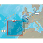 C-map 4D_MAXP_W_EW-D228 4D MAX+ WIDE West European Coasts Голубой  EW-D228