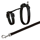 Купить Trixie 41960 Cat XL Шлейка с поводком Черный Black 7ft.ru в интернет магазине Семь Футов