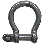 Lalizas 99416 Anchor Type Ω Galvanized Сережка Серебристый Silver 8 mm 