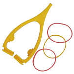 Baetis 8489 Пластиковый держатель катушки Желтый Gold / Silver