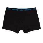 Umbro 716-ASS-Black/Blue-L трусы-боксёры Cotton Черный  Black / Blue L