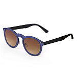 Ocean sunglasses 21.15 поляризованные солнцезащитные очки Ibiza Transparent Gradient Brown Transparent Dark Blue / Metal Black Temple/CAT2