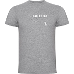 Kruskis CA65500558S157 Футболка с коротким рукавом Angler DNA Серый Heather Grey 2XL