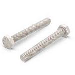 Euromarine VIXVH1080-10 A4 DIN 933 10x80 mm Винт с шестигранной головкой 10 единицы Серебристый Silver
