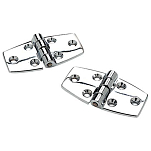 Seachoice 50-34241 Utility 120 Opening Петля Серебристый Chrome Plated Zinc (2 pcs) 76 x 38 mm 