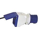 Plastimo 409677 затыкать 16A 2+T CE/+P17 IP44 Адаптер Голубой Grey
