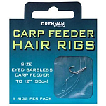 Drennan HNHCFD014 Carp Feeder Hair Rigs Связанные Крючки Серебристый 14