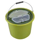 Купить Kolpo 1630028 116 12L Ведро с приманкой  Green 7ft.ru в интернет магазине Семь Футов