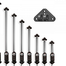 LENCO 20785-001 Электрические люковые подъемники / Рабочее напряжение: 24 В; Длина: 1040 - 1650 мм