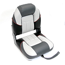 Купить Сиденье мягкое складное Premium Centurion Boat Seat, серо-черное Newstarmarine 75129GC 7ft.ru в интернет магазине Семь Футов