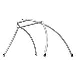 Monster tower 64195 MT1 SOT100 Алюминиевая опора для вейкборда Silver 64 mm