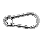 Forniture nautiche italiane 606685 Карабин для петли Серебристый Silver 5 x 50 mm 