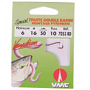 Купить Ragot 530621021 Special Trout Double Barb 7053RD Связанные Крючки 0.5 m 0.160 mm Белая 6  7ft.ru в интернет магазине Семь Футов