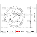 Звезда для мотоцикла ведомая B4451-46 RK Chains