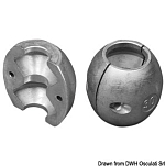 Aluminium propeller shaft olive anode 35 mm (1 3/8, 43.802.35