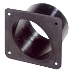 Plastimo 50155 Вентилятор PVC Прямой соединитель Black 65-70 mm