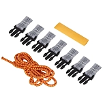 Jobe 489922010 пряжка Tail with 133cm bungee cord Orange / Black 15x15x5