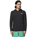 Купить Oakley FOA404288-02E-L Футболка с длинным рукавом и капюшоном с защитой от ультрафиолета Rainbow RC Hooded Черный Blackout L 7ft.ru в интернет магазине Семь Футов