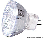 Лампочка галогеновая с дихроичным отражателем MR11 G4 24В 20Вт, Osculati 14.921.24