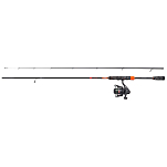 Berkley 1589305 URBN II Dropshooter Вращающееся комбо Серебристый Black 2.40 m