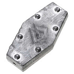 Mikado OMC-01105-80 Rhombus Moveable Вести Серебристый Grey 80 g 