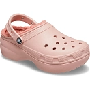 Купить Crocs 207938-6ty-w4 Деревянные башмаки Classic Platform Lined Pink Clay 35x25x15 EU 33 7ft.ru в интернет магазине Семь Футов